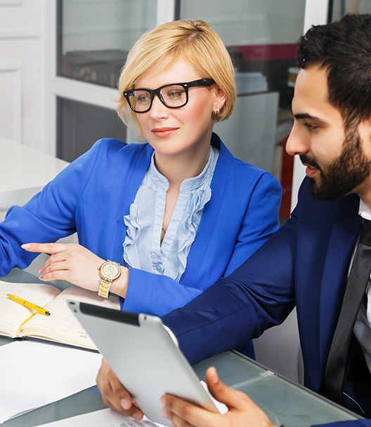 People discussing marketing strategy